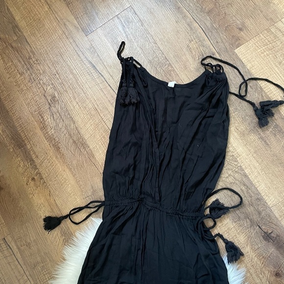 COOLCHANGE Black Tassel Jumpsuit - Picture 5 of 6
